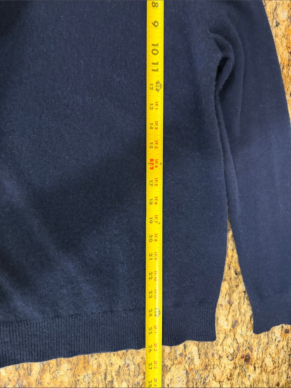 Charter Club Luxury 100% Cashmere Navy Blue Crewneck Sweater Size M - Picture 8 of 8